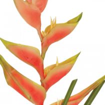 gjenstander Heliconia kunstige kunstige blomster eksotisk rosa, grønn H103cm