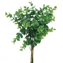 Kunstige eukalyptusgrener kunstige planter grønne 34cm 6stk