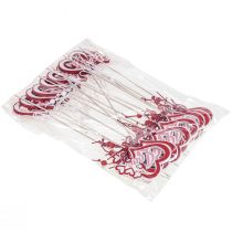 gjenstander Blomsterplugg dekorativ plugg “Love” Valentinsdag 25,5cm 16 stk