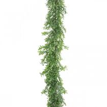 Kunstig plantekrans, buksbomsnøre, dekor grønn L125cm