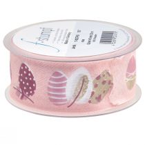 gjenstander Gavebånd påske pyntebånd påskeegg rosa 40mm 20m