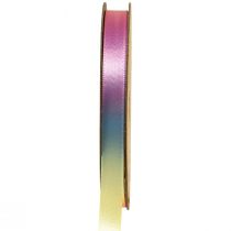 gjenstander Gavebånd regnbuebånd fargerik pastell 10mm 20m
