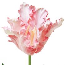 gjenstander Kunstig blomster papegøye tulipan kunsttulipan rosa 69cm