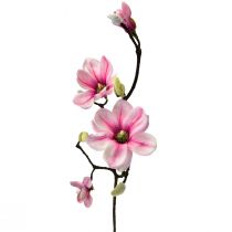 Kunstig blomst magnolia gren magnolia kunst rosa 59cm