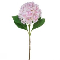 gjenstander Hortensia kunstig lys rosa kunstig blomst rosa Ø15,5cm 45cm