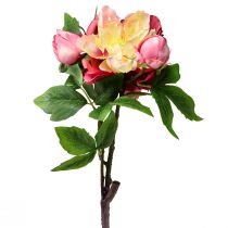 Peoner Silkeblomster Kunstige Blomster Rosa Rosa 68cm