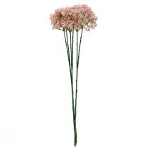 gjenstander Dekorasjonsblomst Wild Allium kunstrosa 70cm 3stk