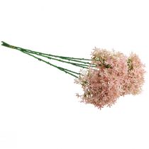 gjenstander Dekorasjonsblomst Wild Allium kunstrosa 70cm 3stk