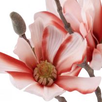 gjenstander Magnoliakvist med 6 blomster kunstig magnolialaks 84cm