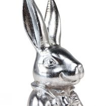 gjenstander Dekorativ påskehare Sølv Keramikk Dekorativ kaninbyste H23cm