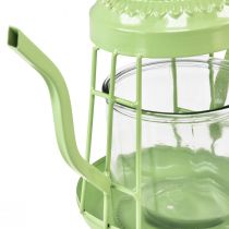 gjenstander Telysholder glass lanterne tekanne grønn Ø15cm H26cm