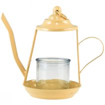 gjenstander Telysholder glass lanterne tekanne oransje Ø13cm 22cm