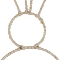 gjenstander Påskehare dekorasjonsløkke naturlig påskepynt kanin 20×40cm 4stk