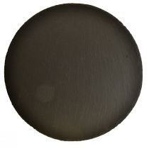 gjenstander Naturskiferplate runde bordplater sort Ø10cm 6stk