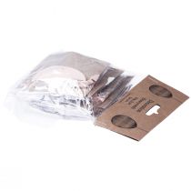 gjenstander Honeycomb Egg for å henge påskeegg Hvit Orange 6cm 6 Stk