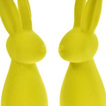 gjenstander Flokkede kaniner Påskeharer gulgrønne 8×10×29cm 2stk