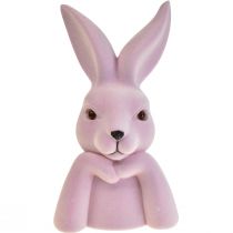 Bunny Bust Thinking Bunny Lilla Lys påske 16,5×13×27cm