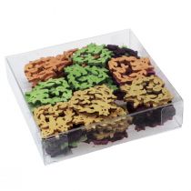 gjenstander Scatter dekorasjon fugl tre hjerte bord dekorasjon farge 3,5/1,5cm 72 stk