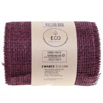 gjenstander Bordløper jute bordbånd jutebånd vinrød 15cm 10m