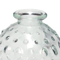 gjenstander Liten glass vase ball vase vase klar Ø8,5cm H8cm