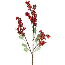 gjenstander Kunstig bærgren rød kunstig gren juledekorasjon 74 cm