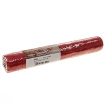 gjenstander Deco fleece Sizoweb bordløper rød 30cm 5m