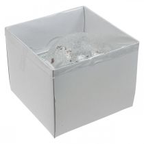 gjenstander LED julekule glass lyskjede hjerter Ø15cm