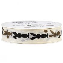 gjenstander Gavebånd påskebånd med tråd 25mm 18m