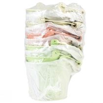 gjenstander Bøtte med håndtak plantekasse pastell metall Ø10cm H8cm 10 stk