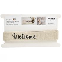 gjenstander "Velkommen" bånd dør dekorasjon dekorativt bånd for dør krans 30mm 7m