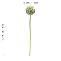 gjenstander Kunstig Allium-blomstrende gren, naturtro utseende, 90 cm