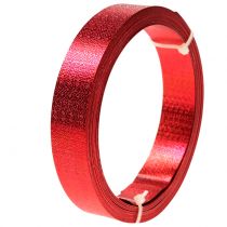 Aluminiumsbånd flat wire rød 20mm 5m