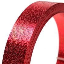 Aluminiumsbånd flat wire rød 20mm 5m