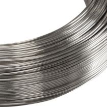 gjenstander Aluminiumstråd 1,5 mm 1 kg sølv - Fleksibel hobbytråd, blomstertråd, smykketråd, bonsaitråd, DIY-dekorasjon