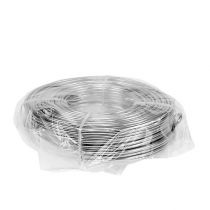 gjenstander Aluminiumstråd 3mm 1kg sølv - Fleksibel hobbytråd for blomsterdekorasjon, modellbygging og dekorasjonsideer