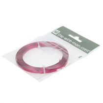 gjenstander Aluminium flat wire rosa 5mm x 1mm 2,5m