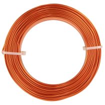 gjenstander Aluminiumstråd, oransje, Ø2 mm, 500 g, 60 m, til DIY-dekorasjoner