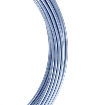 Aluminiumstråd pastellblå Ø2mm 12m