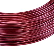 gjenstander Aluminiumstråd Ø2mm 500g, 60m Rosa - Fleksibel og allsidig for DIY-smykker, håndverk og dekorasjon