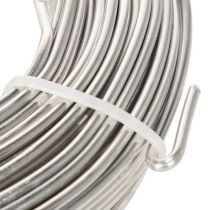gjenstander Aluminiumstråd, sølv, 3 mm, hobbytråd for kreative prosjekter, 1 kg