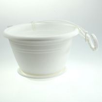 gjenstander Hengende kurv Galicia Ø30cm hvit