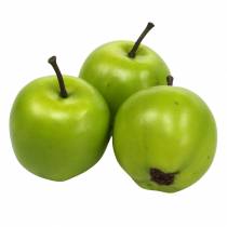 Dekorativ frukt mini eple kunstgrønt 4,5cm 24stk