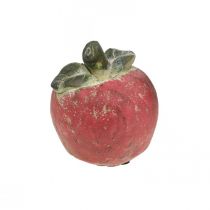 gjenstander Eple til pynt, høst, dekorativ frukt laget av betong, borddekorasjon Ø13cm