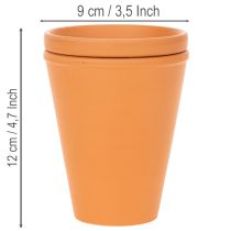 gjenstander Aquasafe vannreservoar med insektsdrikketrau for hage, balkong, terrasse, 12 cm, 3 stk.