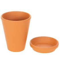gjenstander Aquasafe vannreservoar med insektsdrikketrau for hage, balkong, terrasse, 12 cm, 3 stk.