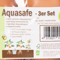 gjenstander Aquasafe vannreservoar med insektsdrikketrau for hage, balkong, terrasse, 12 cm, 3 stk.