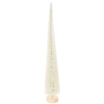 gjenstander Dekorativt juletre med trebase for vinterdekorasjon, 40 cm, 3 stk.