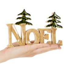 gjenstander Juledekorasjon Noel-stativ med to grantrær 18 cm