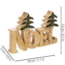 gjenstander Juledekorasjon Noel-stativ med to grantrær 18 cm