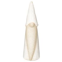 gjenstander Dekorativ gnomfigur for stående, julepynt, keramikk, 22 cm